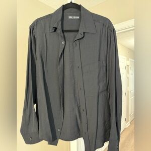 Zara Black Button-Up Shirt